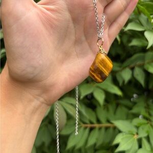 Handmade Banded Tigers Eye necklace